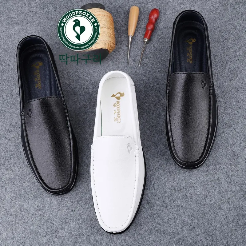 Бренд Woodpecker мужская обувь настоящие товары повседневная осень 2024 новая деловая