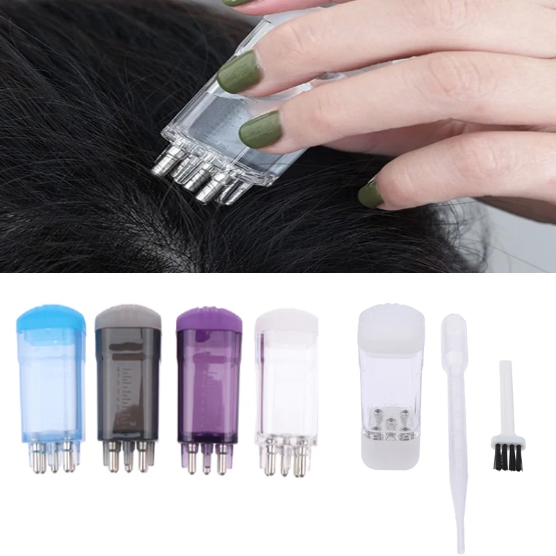 

1 * аппликатор для кожи головы, жидкая Расческа для устройства для массажа искусственных эфирных масел, направляющая щетка для роста волос, сыворотка для нанесения масла
