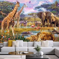 dinosaur giraffe elephant animal posters banner flag wall art witchcraft kawaii room decor tapestry boho decor wall hanging