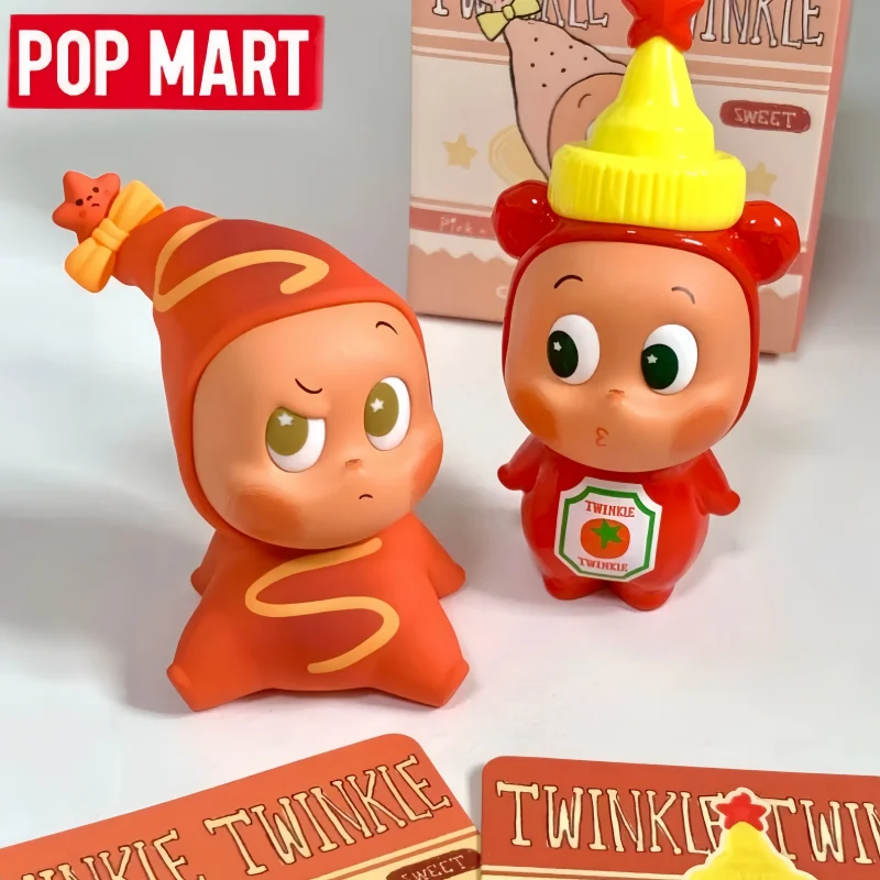 Фото Горячая новинка: POP MART 123 Twinkle Twinkle Create Your Taste Series — Загадочные коробки-сюрпризы (Blind Box), коллекционные фигурки, милые аниме-украшения, подарки №1