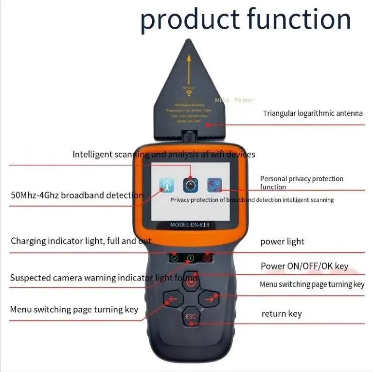 Портативный Ручной Автомобильный GPS Wi-Fi камера мобильный телефон датчик