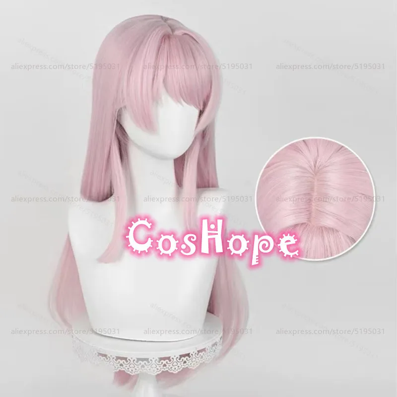 Anon Chihaya Косплей Парик 72 см Длинный Прямой Светло-Розовый Аниме Парики