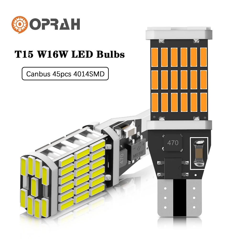 

2 шт. супер яркий T15 W16W 921 для автомобиля светодиодный фонарь заднего хода Canbus автоматический боковой габаритный индикатор заднего хода 12 В белый желчный блуб
