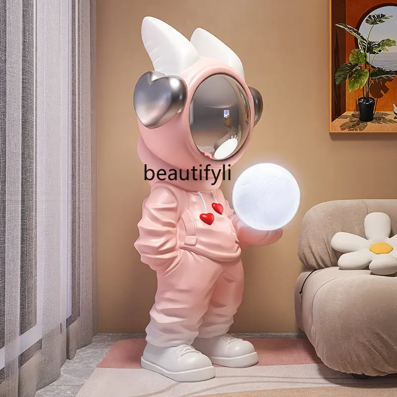 

yj Creative Astronaut Floor Lamp Decoration Large Decorative Table Lamp Bedside Lamp