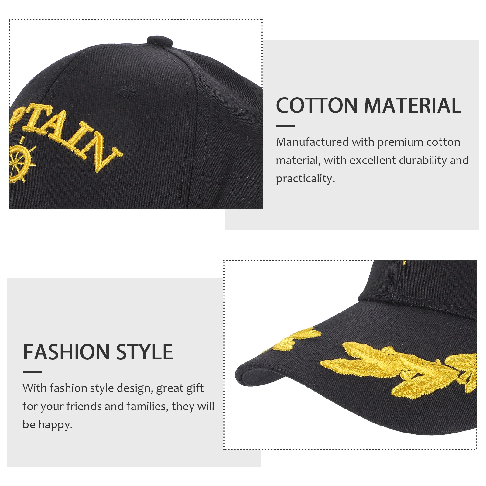 Регулируемые шляпы-капитан для мужчин Великобритания женщины водонепроницаемая