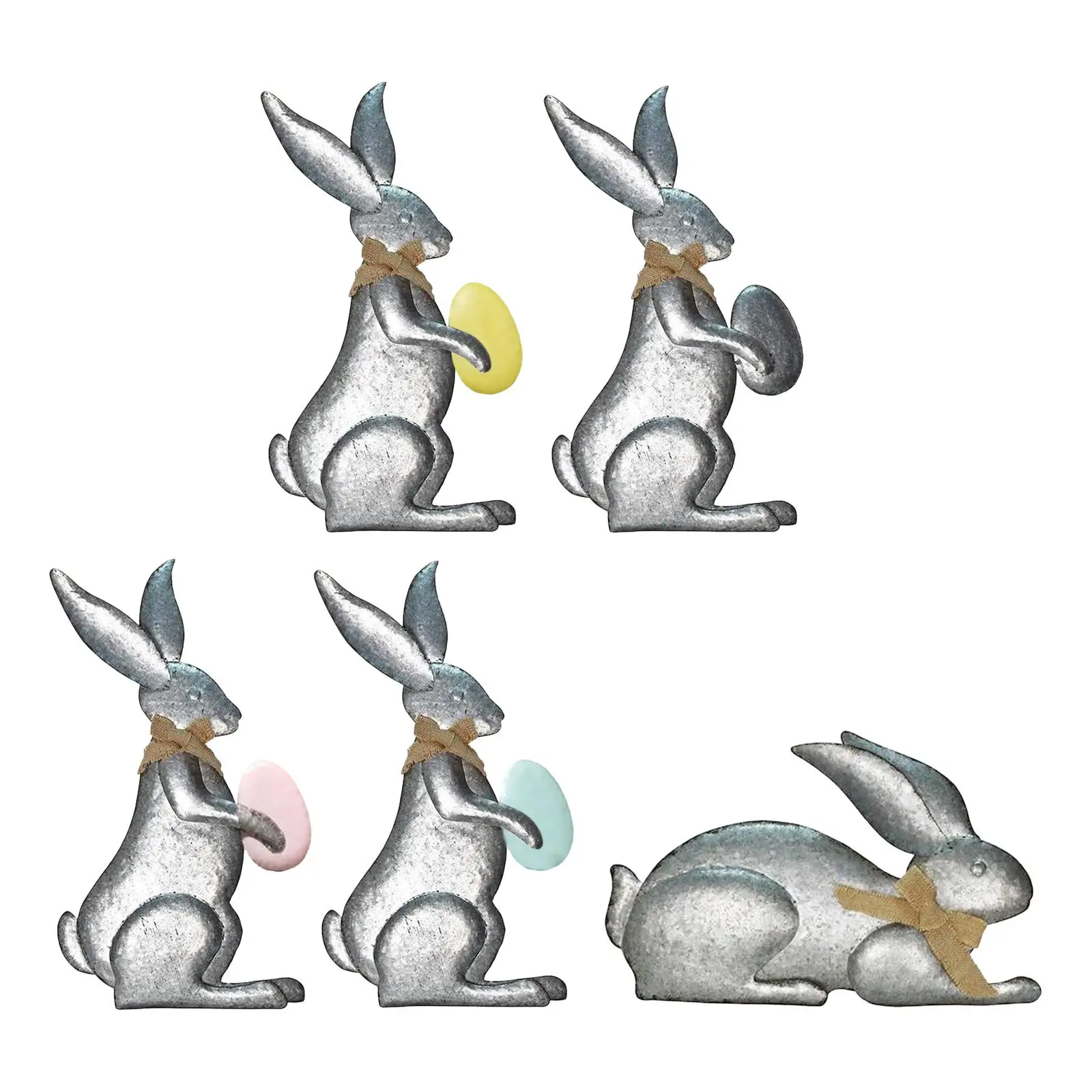 

Easter Holiday Bunny Action Statues for Housewaiming Collection