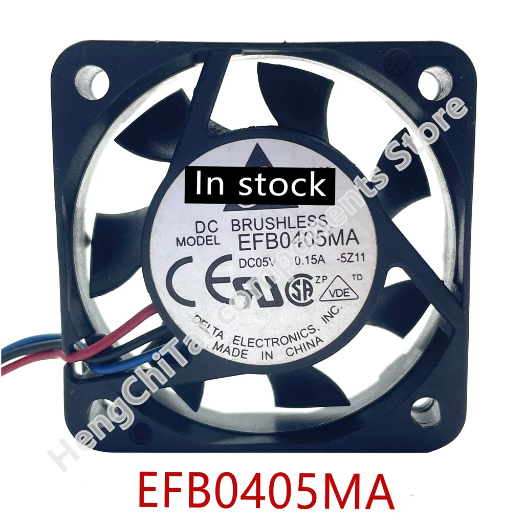 Новый оригинальный EFB0405MA 4010 5В 0.15A 3-проводной 4 см инверторный вентилятор