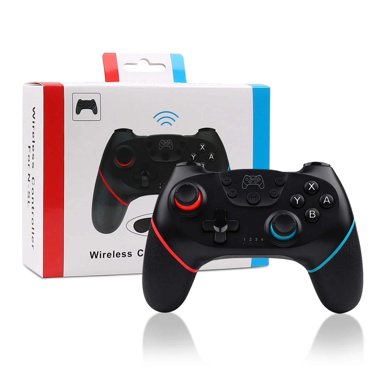 

Wireless Game Controller for NS / Switch/Lite Bluetooth-compatible Gamepad Joystick with Programmable Wake Up Function