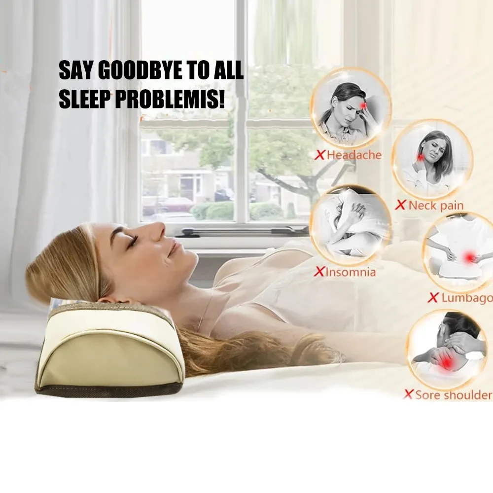 Массажная подушка из хрустального нефрита с 7-цветной радужной чакры и пеной