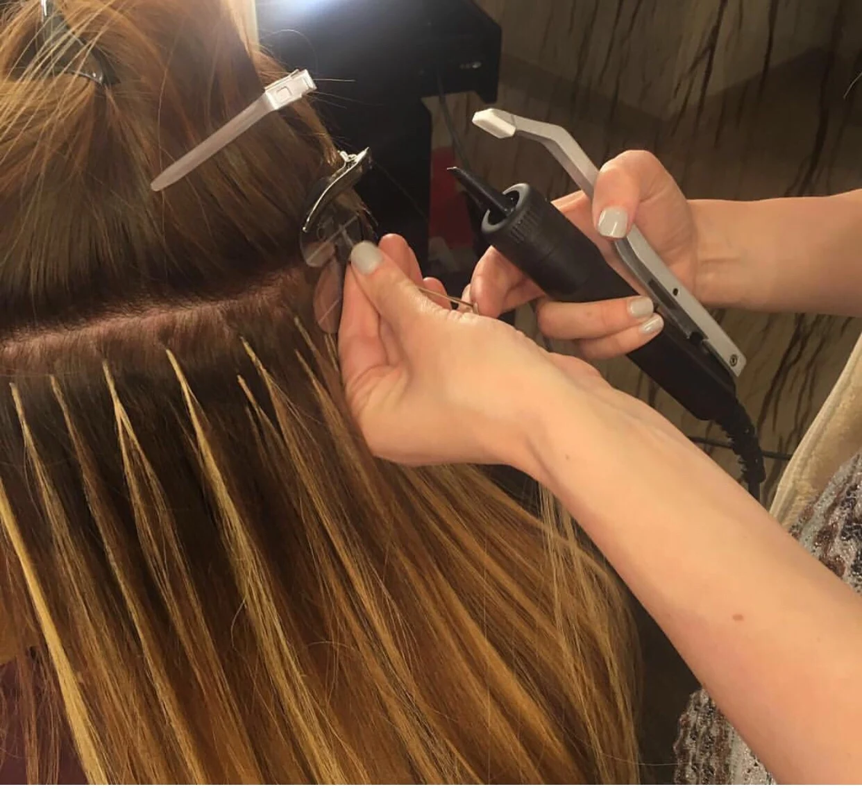 100 человеческие волосы для наращивания кончиков необработанное качество