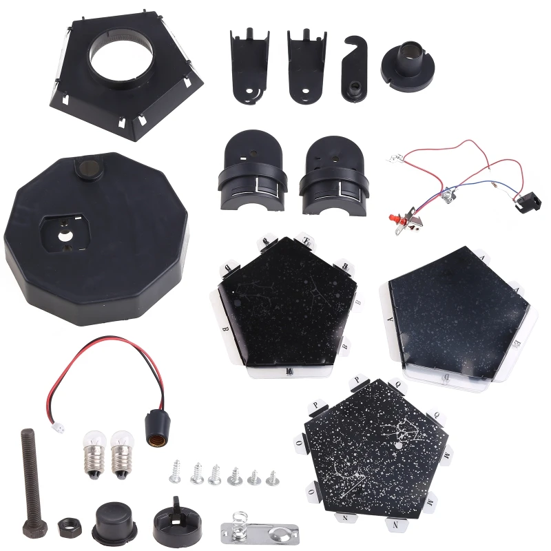 

Romantic Night Light Cosmic Stars Projector Constellation Lamp DIY Starry Projection Lights Bedroom Night