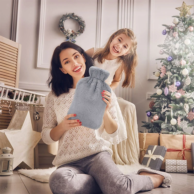 

Warm Hand Warmer Water Bag Heating Pad With Soft Plush Cover Winter Hand Warmers Hot Water Bottle Foot Warmer Arm Warmers