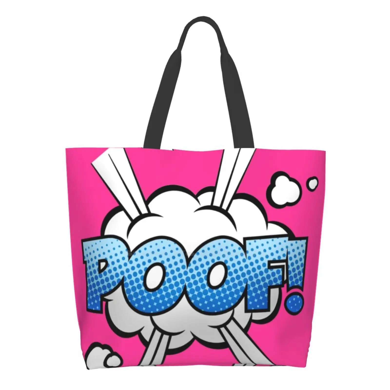 

Poof! Comics Speach Bubble Super Heroes Unite! Collection High Quality Large Size Tote Bag Super Heroes Unite Super Power