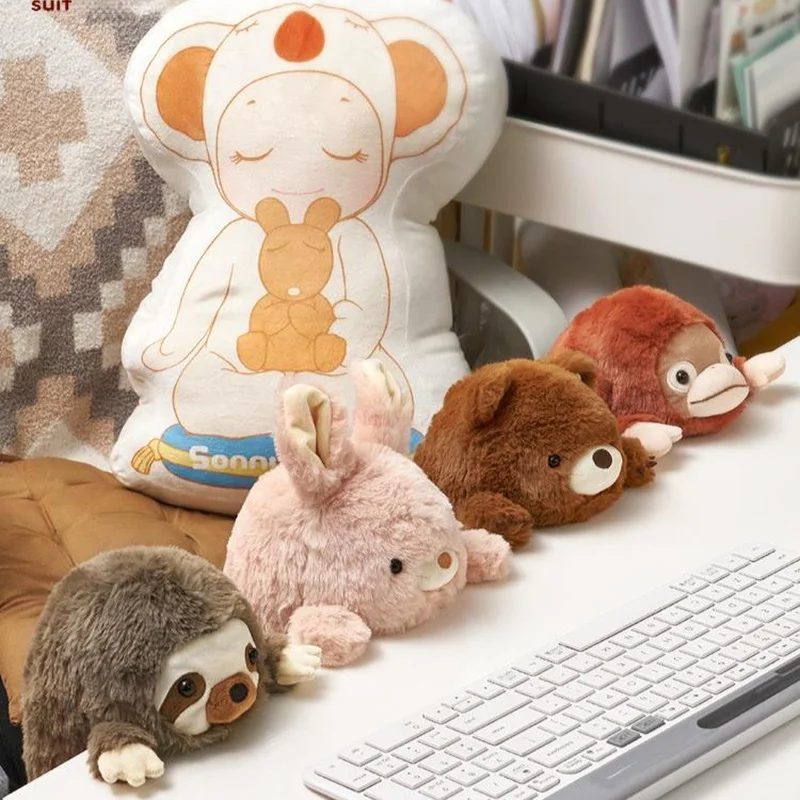 

Kawaii Sonny Angel Dreams Sticker Series Dolls Desktop Decor Anime Angel Combination Set Sloth Office Plush Toy Doll Figure Gift