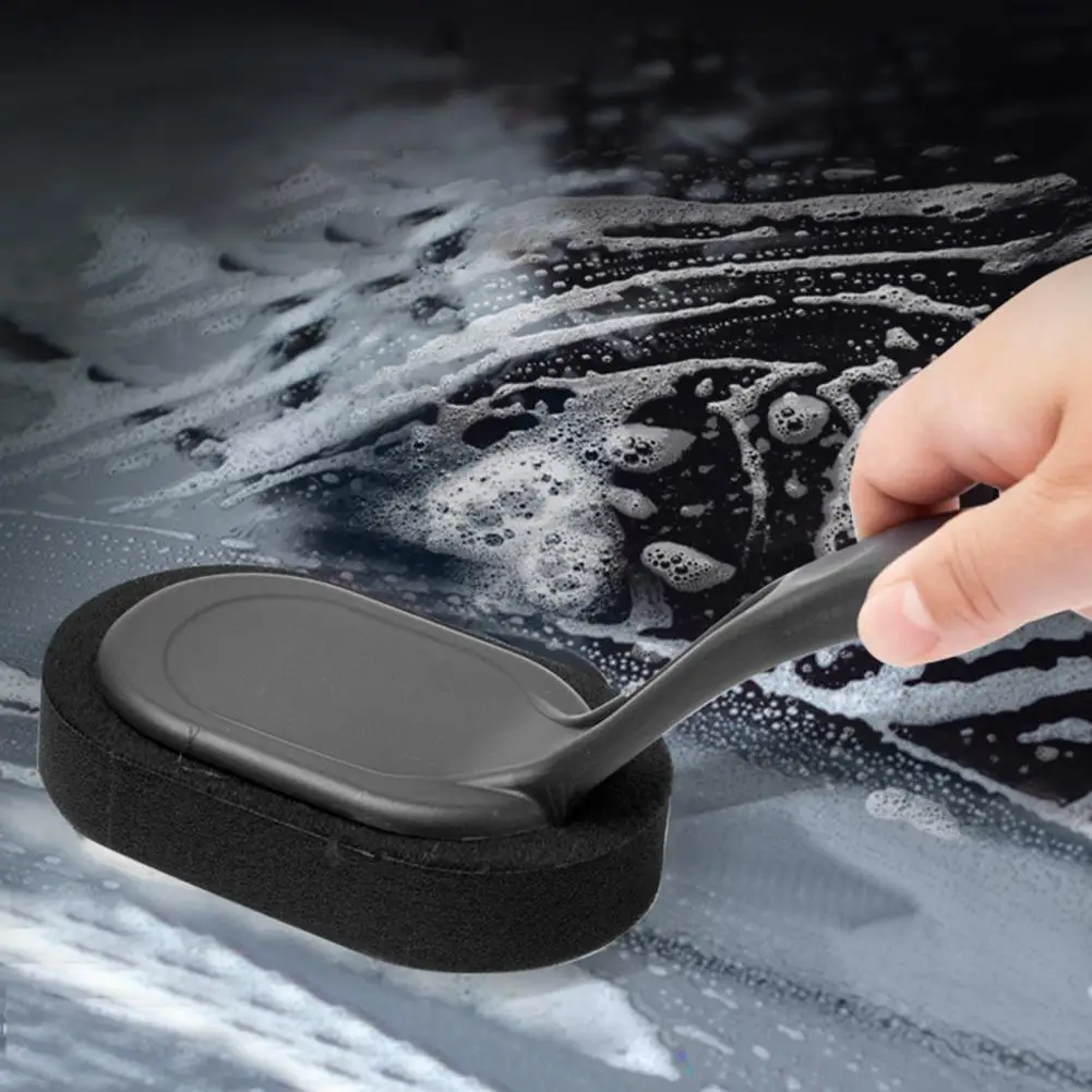 

Multi-purpose Long Handle Car Waxing Polishing Sponge Brush for Home