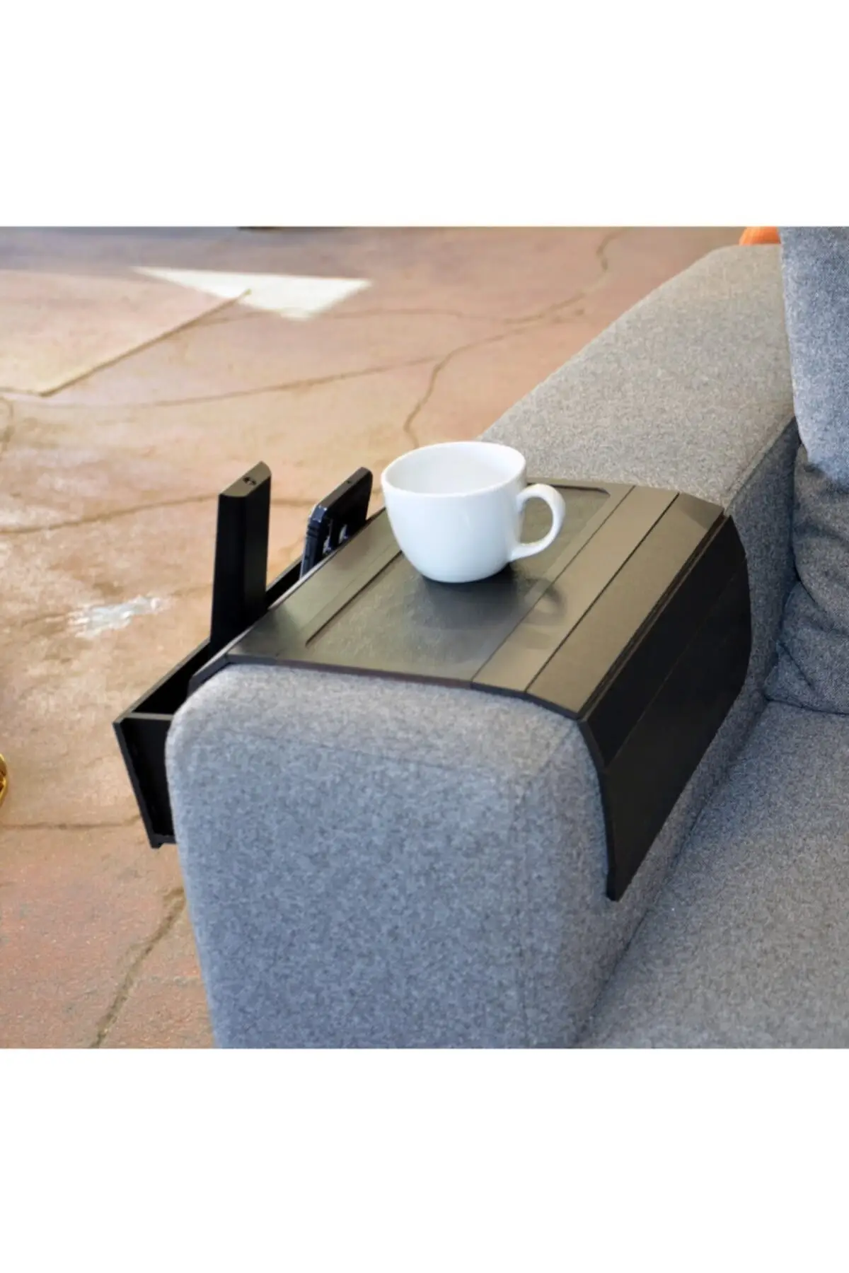 2022 деревянный складной портативный поднос для дивана боковой столик черный