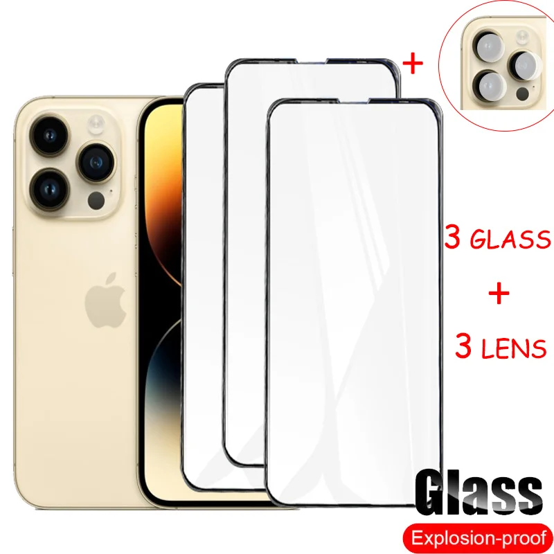 

protection, for apple iphone 14 pro max tempered glass iphone 14 pro screen protector for iphone14 pro glass Protectors for iphone14 plus vitre 14promax film protection iphone 14pro accessories pelicula i14 pro max