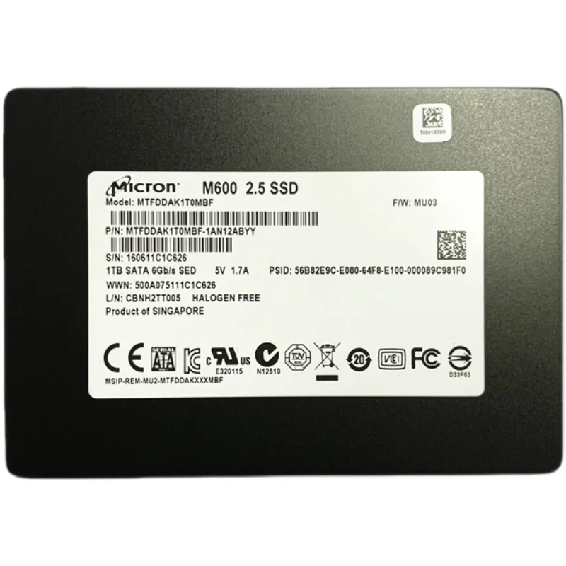 Твердотельный накопитель M600 1 Тб SATA 960G SSD для настольного ноутбука MLC жесткий диск
