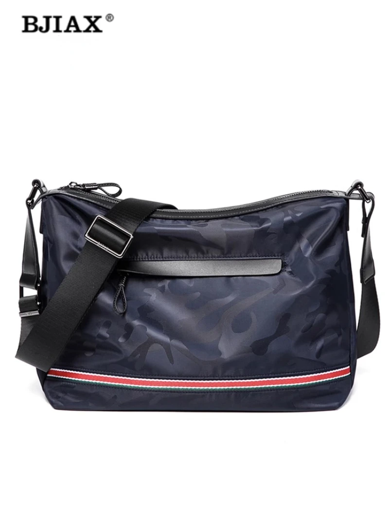 BJIAX мужская сумка через плечо повседневная из ткани Оксфорд вместительная