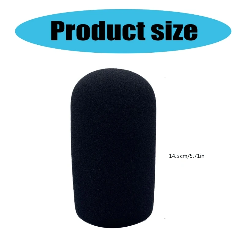 Портативный микрофон ветрозащитная муфта лобовое стекло для прямых трансляций