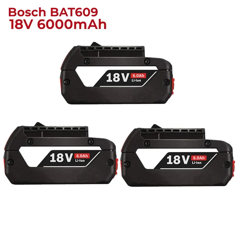 1-3 шт 18 В Аккумулятор для Bosch GBA в 17618 Ач литиевая батарея BAT609 BAT610G BAT618 BAT618G-01 BAT619G BAT622