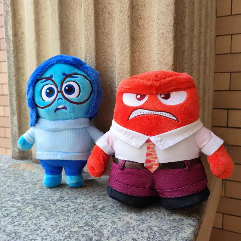 Плюшевые игрушечные куклы с героями мультфильмов Гнев печаль