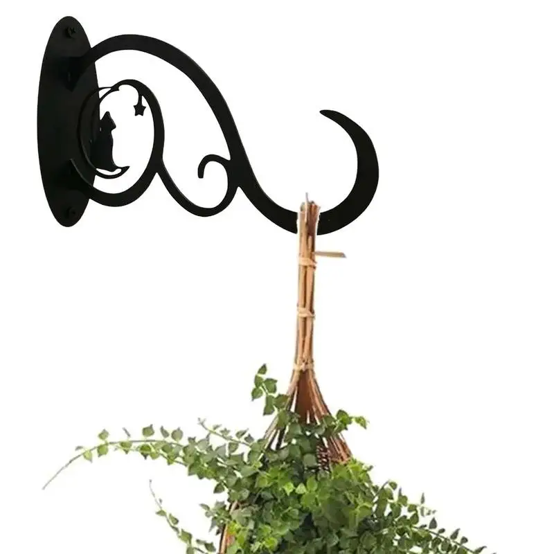 

Вешалка для растений, металлический подвесной кронштейн для растений, Ручная ковка, подвесной кронштейн для растений, настенный подвесной кронштейн для солнечных фонарей, стойкий к ржавчине