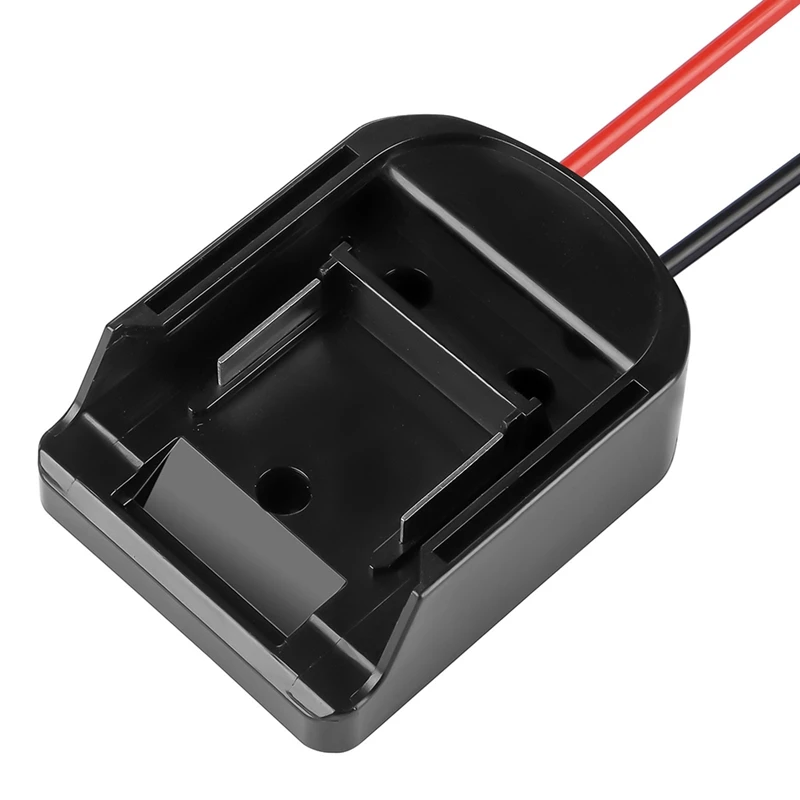 

Battery DIY Adapter For 14.4-18V Li-Ion Battery Power Connector Dock With 14 Awg Wire I/O Switch