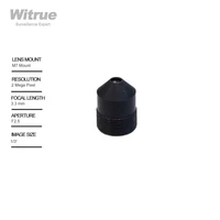 witrue m7 cctv lens 3 3mm 2mp aperture f2 5 format 13 for mini surveillance security cameras