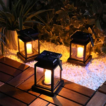 Freepower küünlaimitatsiooniga päikesepatareiga LED aialamp 9×12,5cm 1