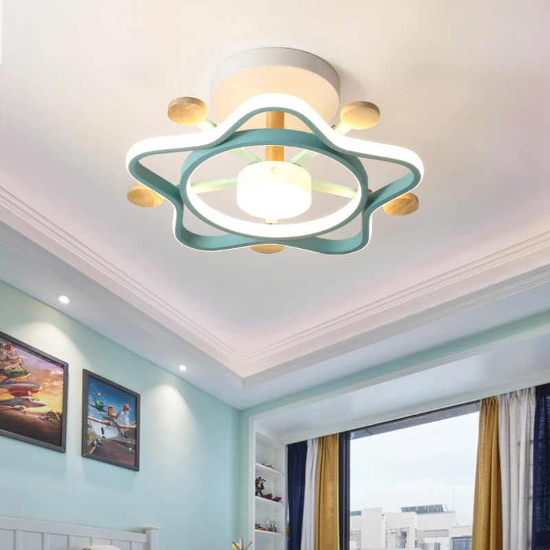 

Потолочный светодиодный светильник для детской комнаты, современный креативный потолочный светильник в стиле принцессы для мальчиков и де...