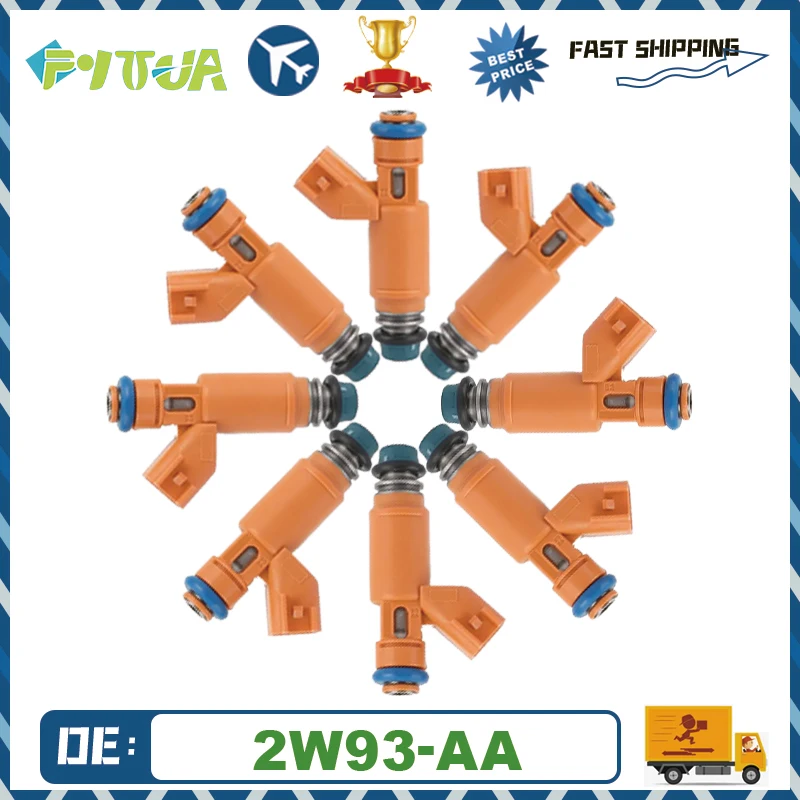 

8шт Топливная форсунка AJ82353 4526563 195500 -4280 2W93-AA 452656 Для 05-09 Land Rover LR3 4.4L V8 Range Rover Sport