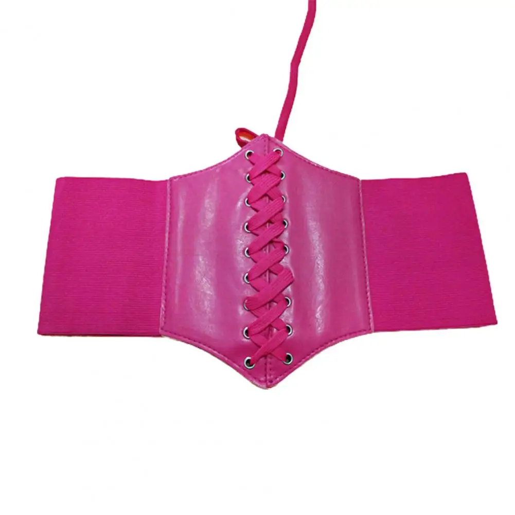 

Elastic Waist Belt Women's Belt Decorati Girdle Women's Shaping Artificial Belt Wide Palace Dress Leather Women's Shaping