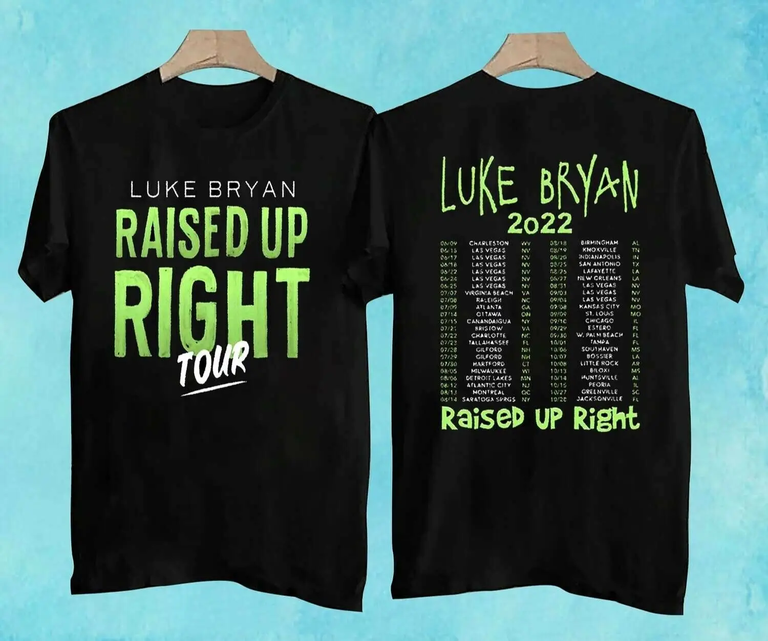

Luke Bryan 2022 Concert Tour T-Shirt