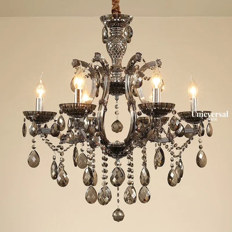 Европейская люстра потолочные хрустальные подвесные светильники принцесса