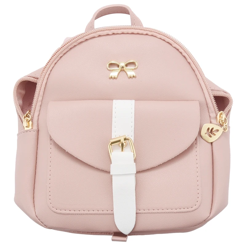 

Mini Backpack Small Diagonal Bag Leather Backpack Cute Bow Backpack Ladies Wallet