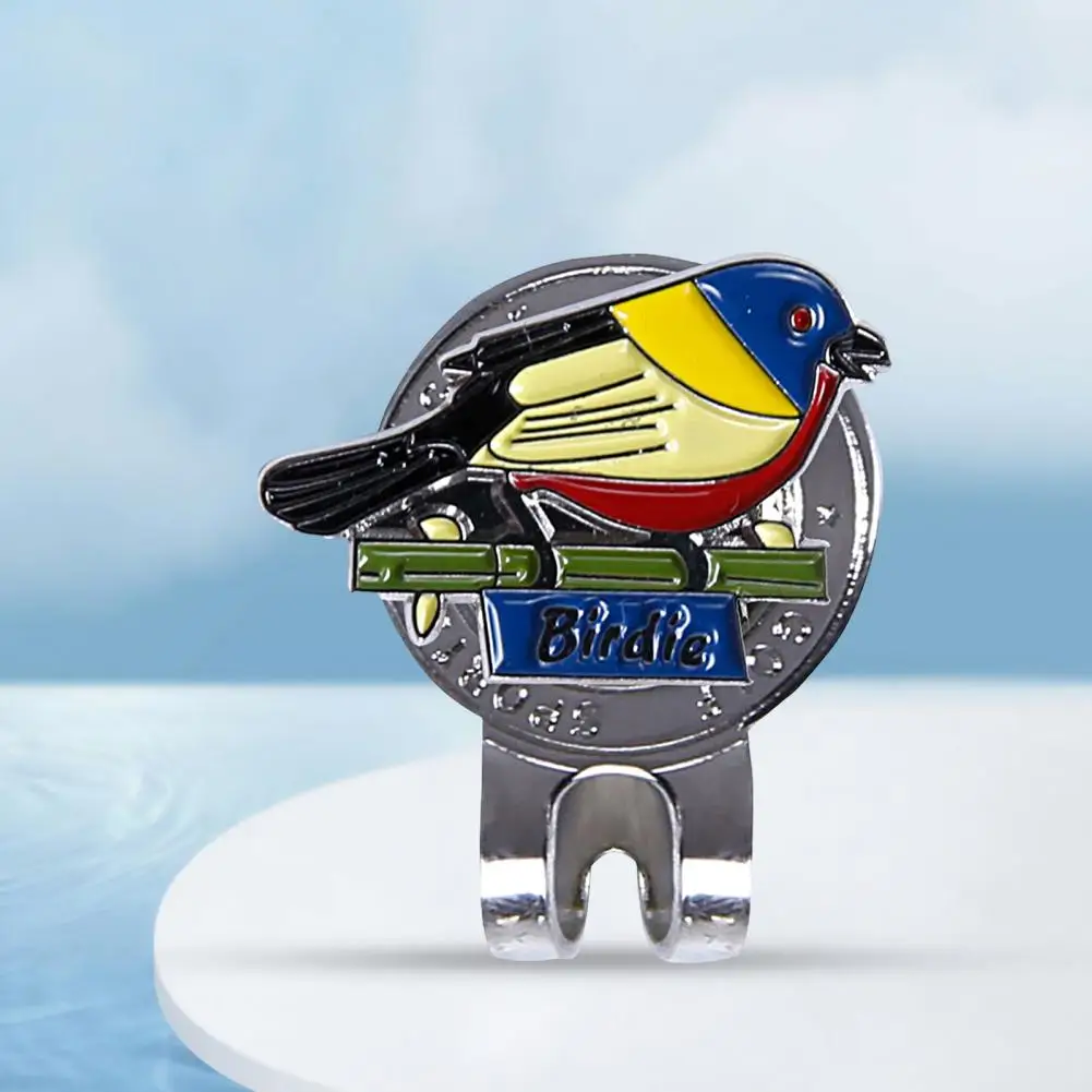Hat Clip Bird Pattern Metal Portable Anti Fall Ball Cap Clip  Golf Ball Marker Clip    Golf Hat Clip