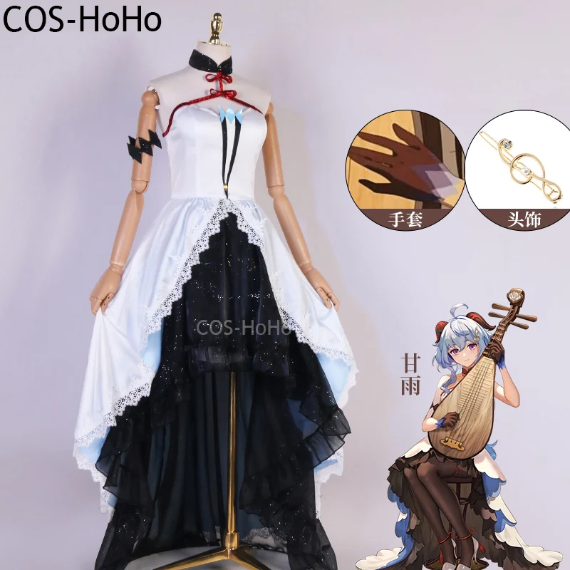 

COS-HoHo Genshin Impact Ganyu Game Suit Gorgeous Dress Sexy Lovely Cosplay Costume Halloween Party Role Play Outfit Women