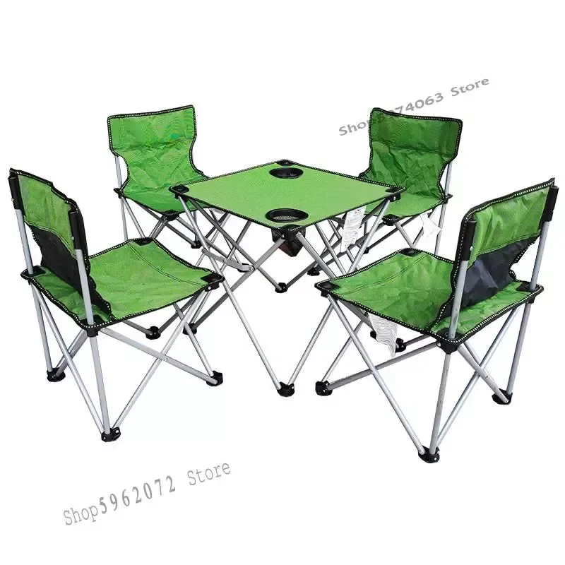 

Folding Cloth Table Small Camping Trip Picnic Barbecue Table Leisure Beach Table Mini Car Outdoor Portable Table And Chair
