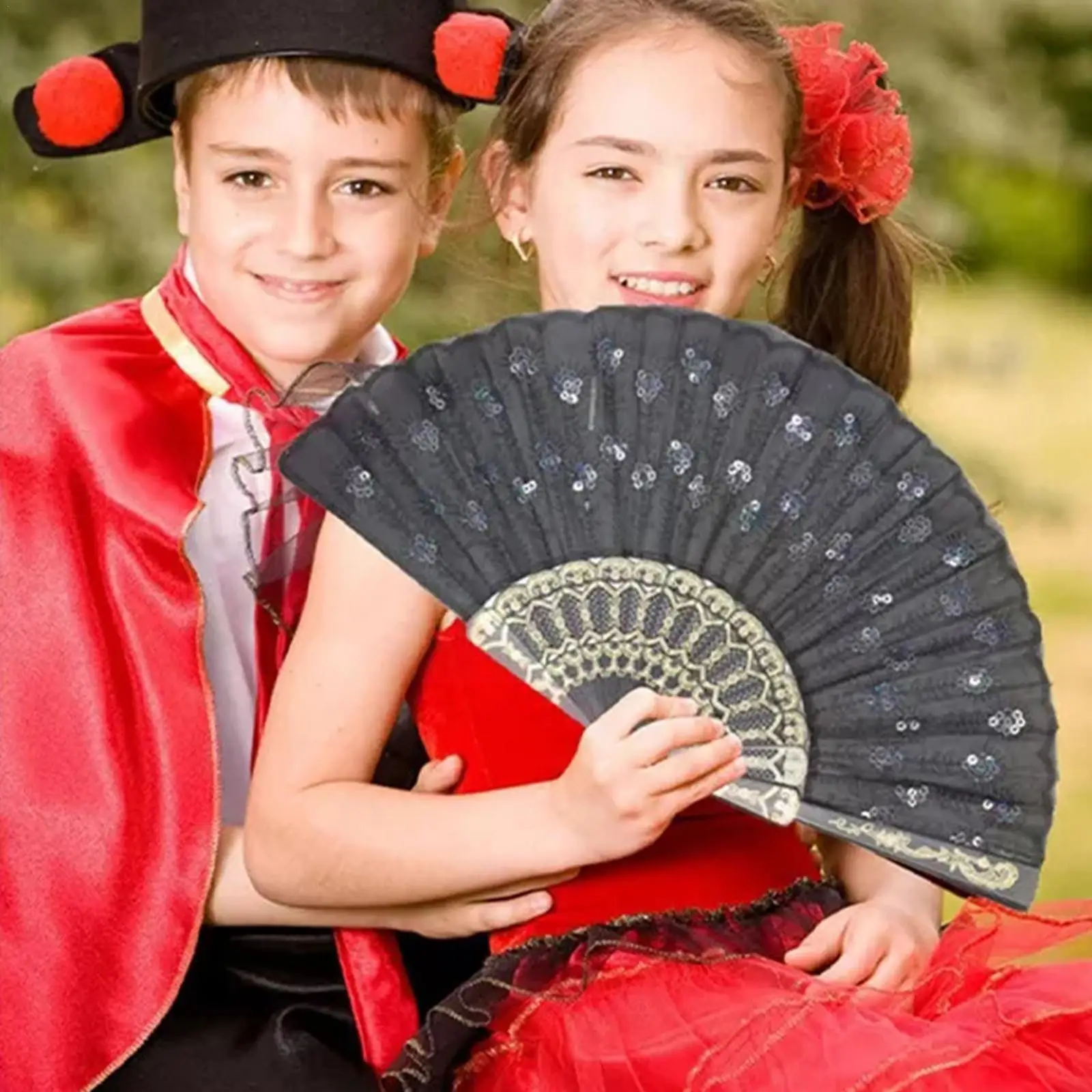 

Art Folding Fan Wedding Party Pauw Staart Veren Ambaten Home Portable Stijl Fan Hand Gesneden Decor Print Borduren Fan T8y8
