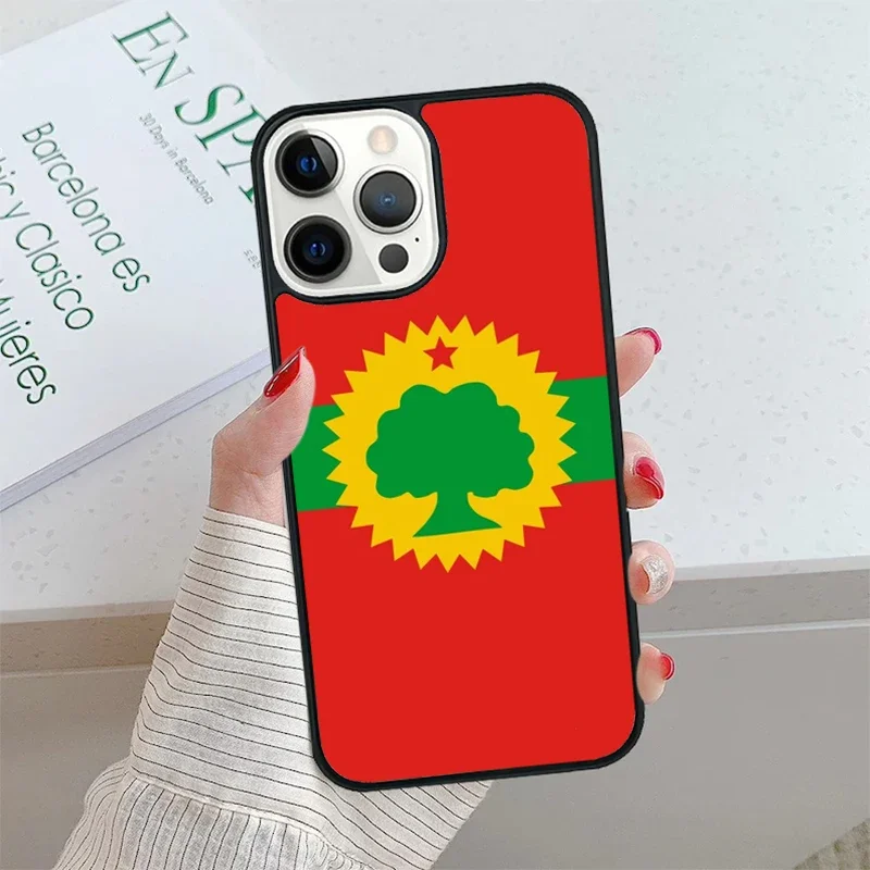 Чехол Oromo с флагом для телефона чехол IPhone SE2020 15 14 13 Pro Max Coque 12 11 Apple 8 PLUS 7 6S XR X XS