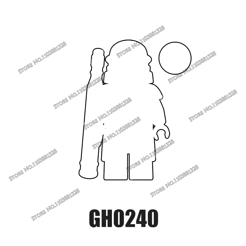 Фото G0131 Экшн-мини-фигурки, кирпичи, строительные блоки из фильмов, полный спектр продуктов GH0239 GH0240 GH0241 GH0242 GH0243, подарочные игрушки №2