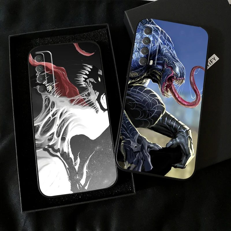 

Marvel Venom COOL Phone Case For Huawei Honor 7A 7X 8 8X 8C 9 V9 9A 9X 9 Lite 9X Lite Carcasa Back Black Coque Funda