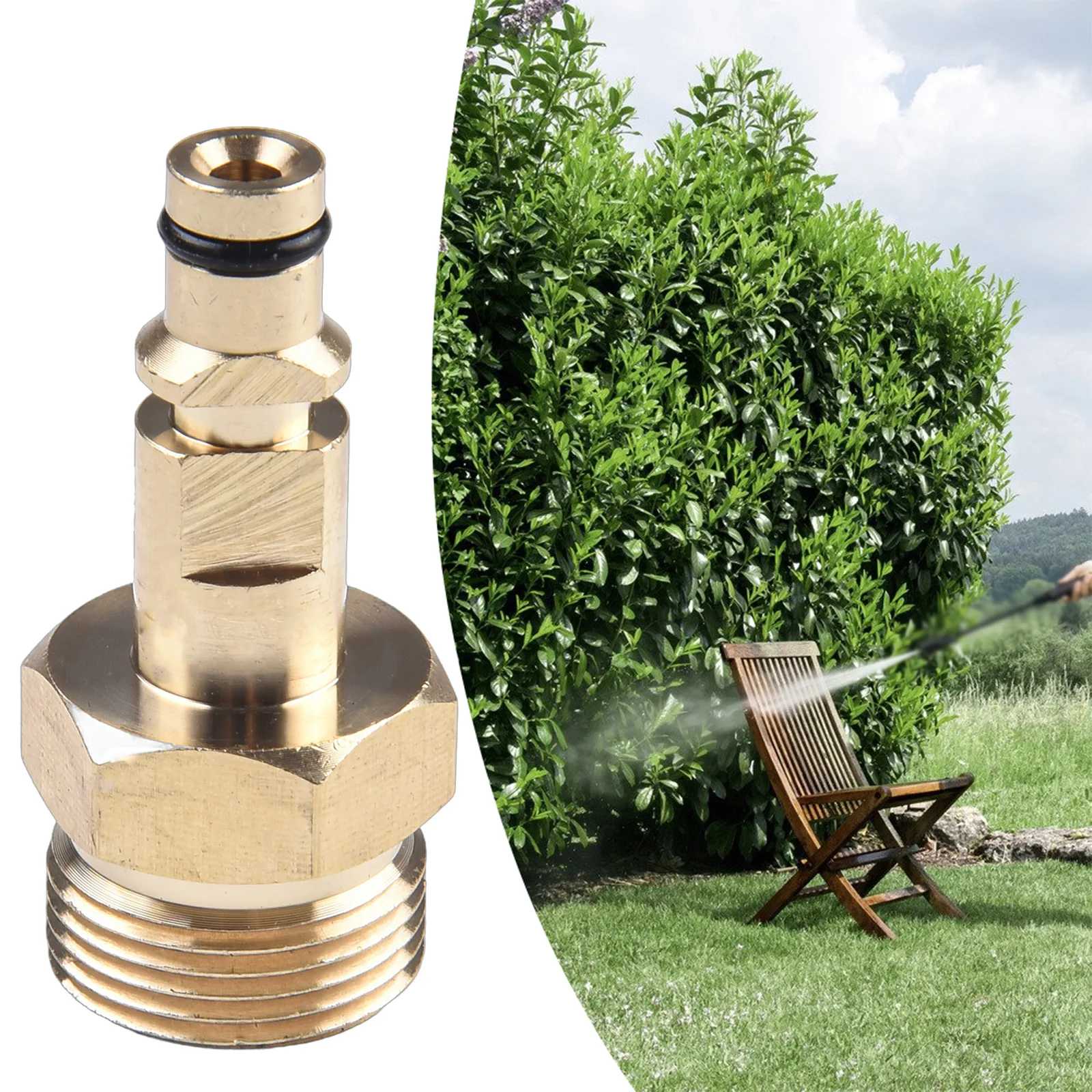 Переходник для мойки высокого давления шланг серии K быстроразъемное соединение