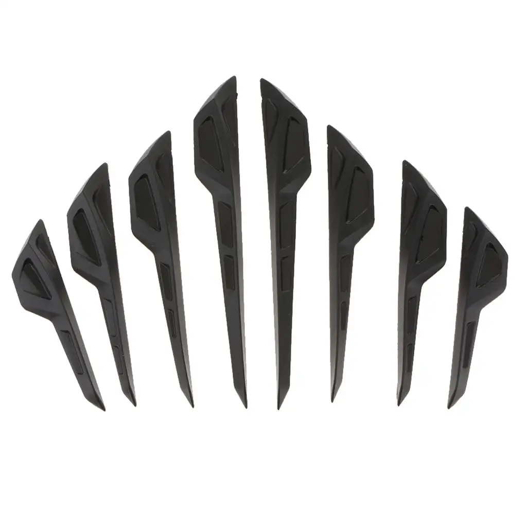

8pcs General Rubber Car Bumper Splitter Body Spoiler Canards