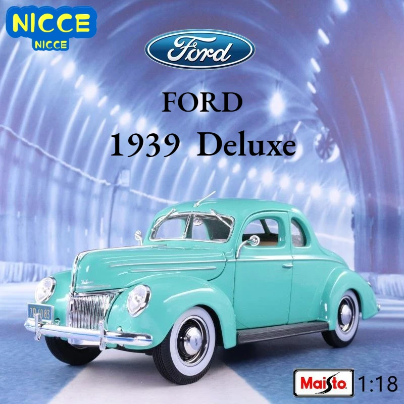 

Готовая модель автомобиля Maisto 1:18 1939 Ford Deluxe из сплава с базовым коллекционным орнаментом в подарок B600
