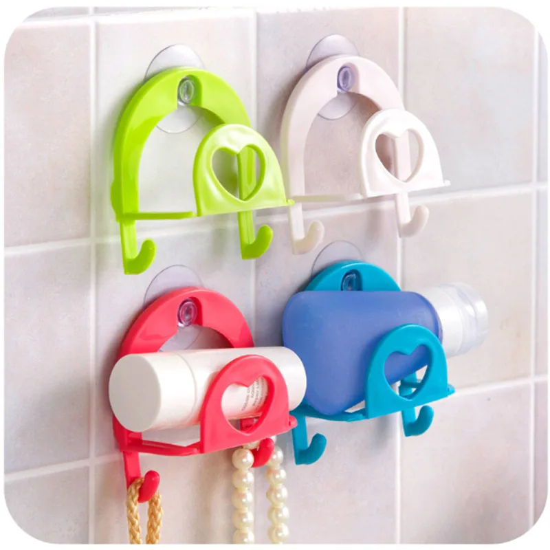 

Suction Cup Storage Hanging Rack Dishcloth Sponge Drain Rack Household Kitchen Bathroom Sundries Wall Hanging Storage Appliances