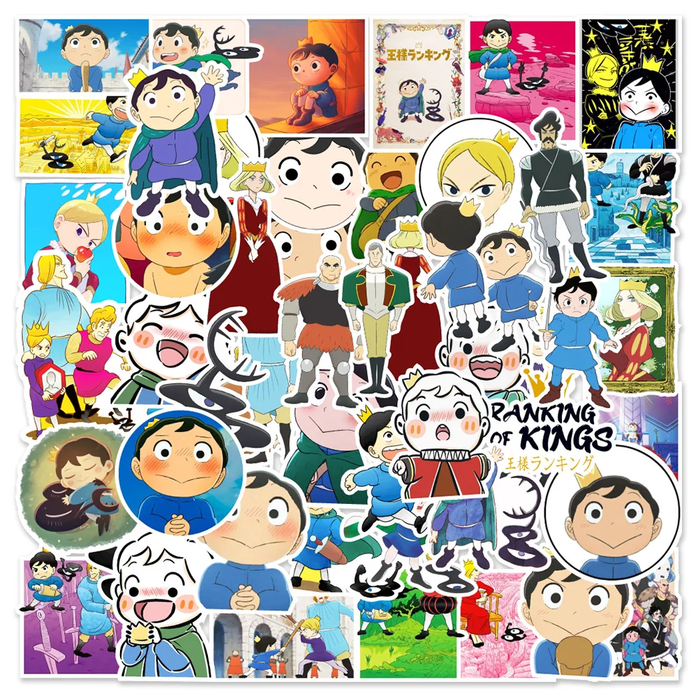 

Kawaii 50 шт. мультфильм аниме король рейтинг королей Bojji чемодан для скейтборда граффити декоративная наклейка подарок игрушка