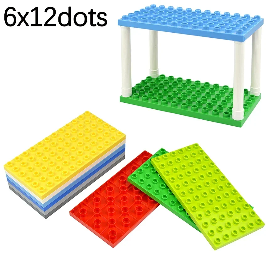6x12 точек двусторонний большой размер детали для дома детские игрушки
