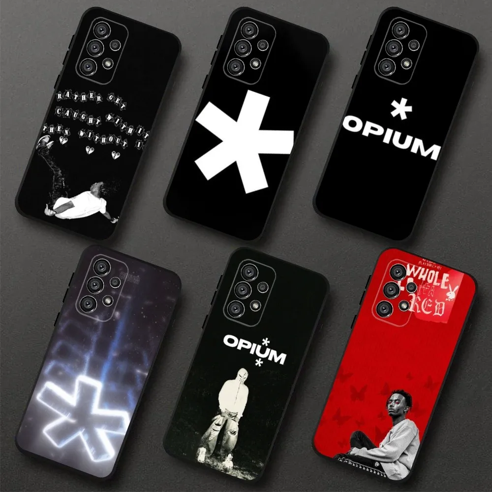 Чехол для телефона O-Opium Rap Playboi Carti Samsung Galaxy A20 A21s A22 A31 A32 A52 A53 A72 73 A80 A91 Soft Black Cover